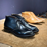 【Limited】" LYLE " / Cordovan(Horween) ×Horse Butt(MARYAM) / col,BLACK