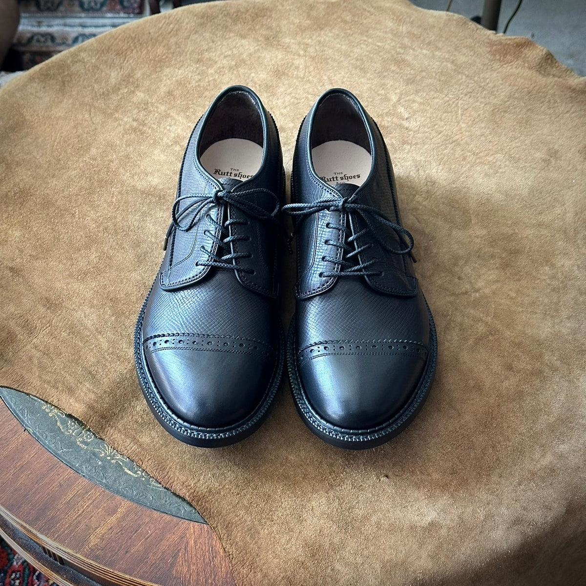 革靴 Rutt Shoes プレーントゥ ダークブラウン ラッドシューズ マイルス RUTT SHOES MILES PLAIN BLUCHER OX