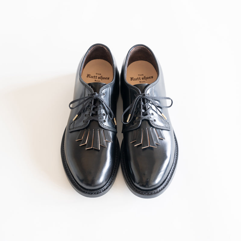 Shoe Quilt Tassel / Shell Cordovan（Horween Co.) / col,BLACK