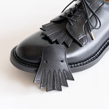 Shoe Quilt Tassel / Box Calf / col,BLACK