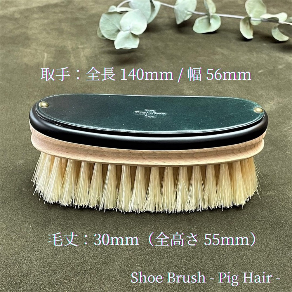 SHOE BRUSH - Pig Hair - / 豚毛ブラシ【手植え】 – The Ruttshoes &Co.