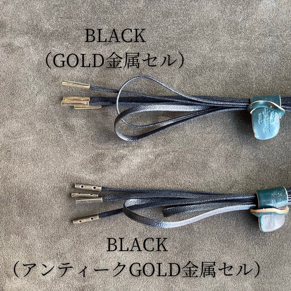 Shoe-Lace / ロウ引き平紐（金属セル） – The Ruttshoes &Co.